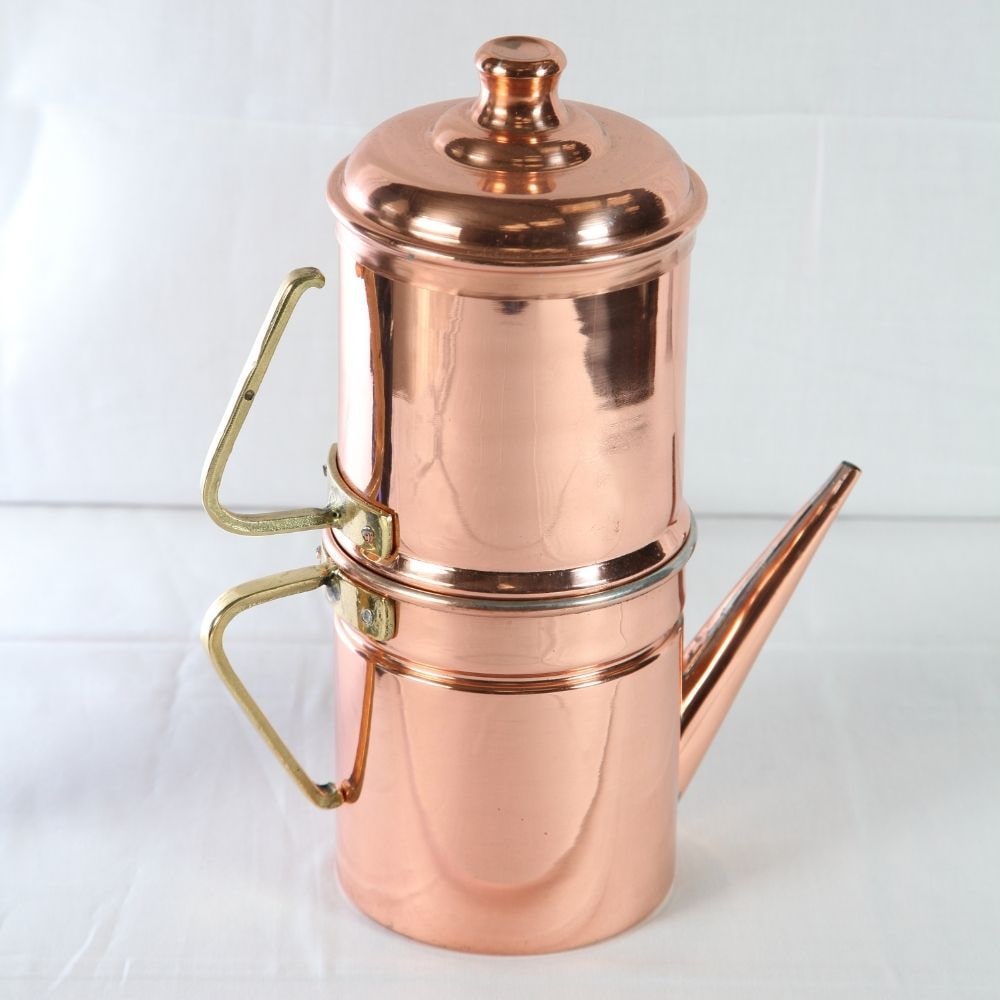 copper coffee dispenser